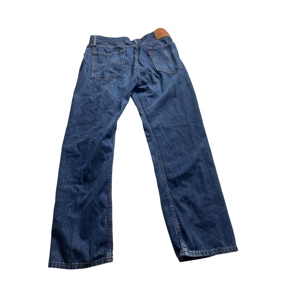 Levi's Jeans Mens 36x30 Blue Straight Leg Denim Classic‎ Faded Wash